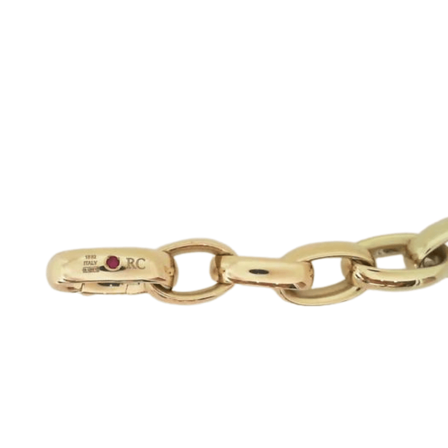 Roberto Coin Inc. Jewellery - Bracelet Roberto Coin 18K Yellow Gold Classic Oval Link Bracelet
