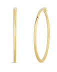 Roberto Coin Inc. Jewellery - Earrings - Hoop Roberto Coin 18K Yellow Gold Hoops