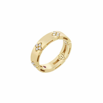 Roberto Coin Inc. Jewellery - Rings Roberto Coin 18K Yellow Gold Love In Verona 5mm Band