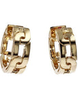 Roberto Coin Inc. Jewellery - Earrings - Hoop Roberto Coin 18K Yellow Gold Navarra 15mm Huggies