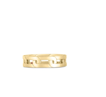 Roberto Coin Inc. Jewellery - Rings Roberto Coin 18k Yellow Gold Navarra Slim Ring