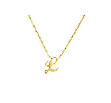 Roberto Coin Inc. Jewellery - Necklace Roberto Coin 18K Yellow Gold Tiny Treasures Initial 'L' Necklace