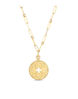 Roberto Coin Inc. Jewellery - Necklace Roberto Coin 18K Yellow Gold Venetian Princess Diamond Flower Medallion Link Necklace