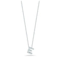 Roberto Coin Inc. Jewellery - Necklace Roberto Coin Tiny Treasures 18K White Gold Diamond Love Letter 'E' Necklace