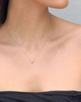 Roberto Coin Inc. Jewellery - Necklace Roberto Coin Tiny Treasures 18K White Gold Diamond Love Letter 'E' Necklace