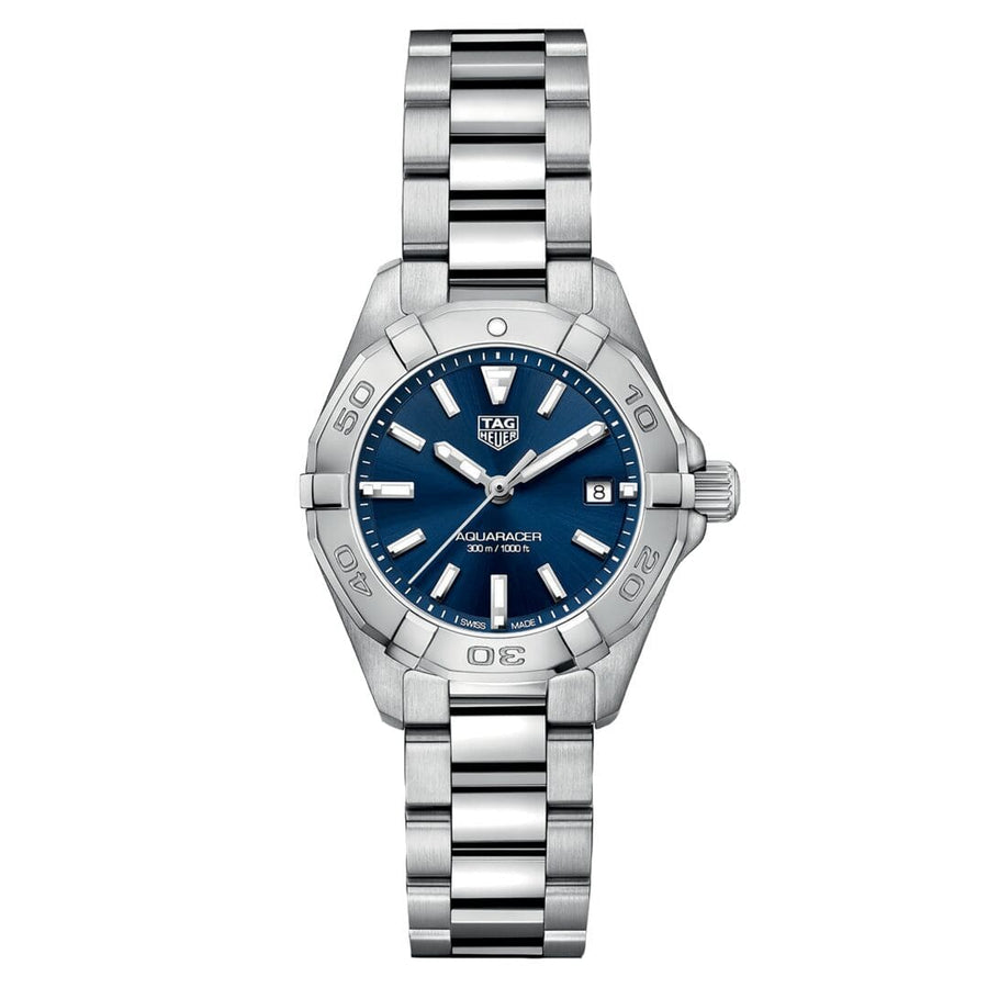 TAG Heuer Watch TAG Heuer Blue Sunray Dial 27mm Lady Aquaracer Watch