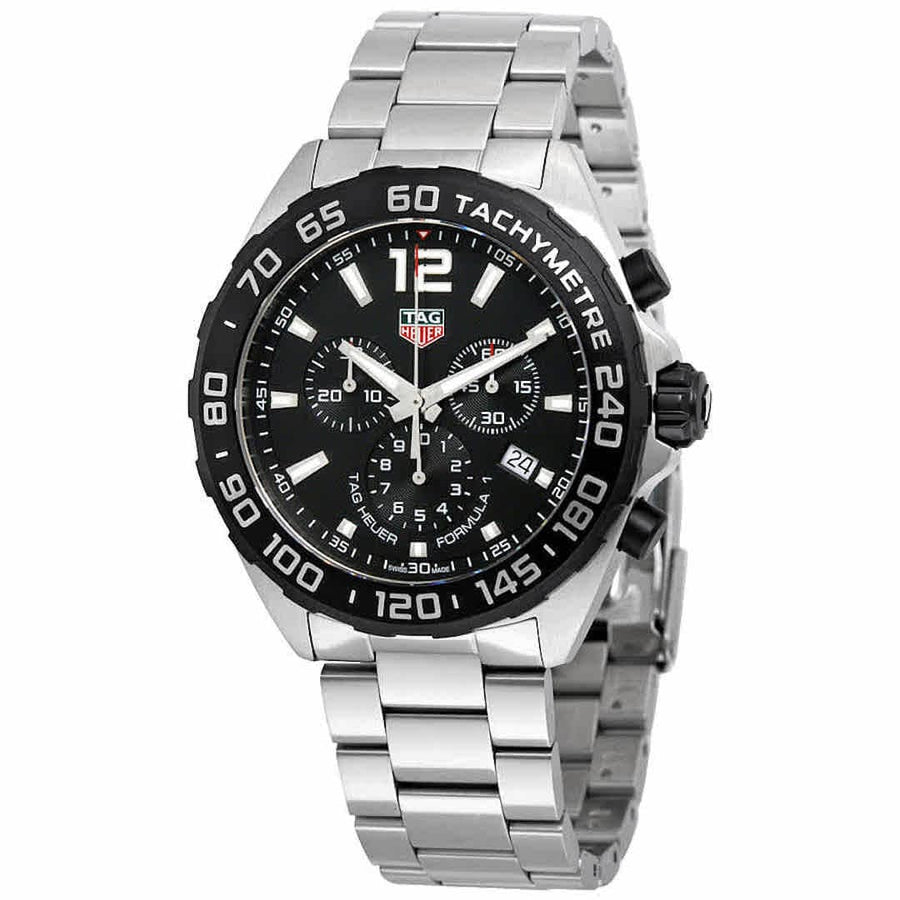 TAG Heuer Watch TAG Heuer Quartz Chronograph and Black Bezel Formula 1 Watch