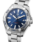 TAG Heuer Watch TAG Heuer Steel Bezel and Blue Dial 41mm Aquaracer Watch