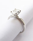 Touch of Gold Diamonds Jewellery - Engagement Ring Touch of Gold Platinum 1.20ct Oval Diamond Solitaire Ring
